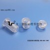 龙三塑胶标准件厂供应塑料螺杆M10*15 空心螺丝配螺母PC环保