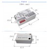 微波雷达感应开关15米高安装可遥控微波感应器HD05V-CRH (欧规）