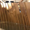 学校门头造型弧形铝方通_木纹弧形铝方通定制厂家
