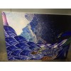 三迪武夷山角亭售楼部服务台3D喷绘幕墙铝单板