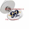 铜冲压上色徽章、金属纪念章、椭圆形胸标定做