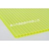 黄色双层阳光板厂家直销 PC耐力板   PC板加硬pc板雕刻加工