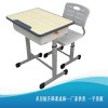 补习班多层板升降课桌椅 钢木桌椅