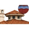 迪雷科尔、罗马型、彩石金属瓦、金属瓦，屋面装饰防水、彩虹瓦
