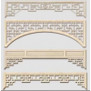 古建挂落花罩、木雕实木镂空挂落装饰、仿古挂落构件、实木挂落