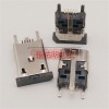 MICRO 5P 立贴母座 直立式贴板 贴片SMT 加长10.0mm 10.5mm