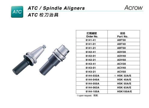 ATC精密校刀治具 表格