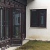 新中式门窗  复古铝合金门窗 悬挂式中式凹弧形门窗 支持来尺寸设计画图定制厂家直销