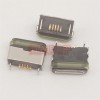 USB MICRO 5P防水母座 六脚插板SMT 90度板上型 带胶圈