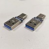 Type-c母座转USB 3.0 公头 转接头 L=28 31 32 35 A公转type-c母