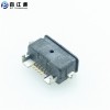 MICRO 沉板防水USB母座5PIN B型-反向 贴片式 沉板2.1四脚DIP+SMT