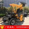 公路护栏打桩机4米一个桩的护栏工程打桩机