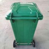 厂家直销镀锌板挂车垃圾桶，240L铁质垃圾桶，订做环卫垃圾桶