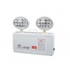 敏华A型智能系统消防安全椭圆铁头凸面镜双头应急照明灯M-ZFJC-E3W6026