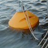 水面立柱型警示浮标 可以连接浮筒拦船的浮标