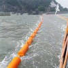 河道浅滩警示标志浮筒 拦截水面垃圾的塑料浮排浮筒