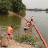 在水面拦截漂浮垃圾的天蔚滚塑 拦截大面积漂浮垃圾