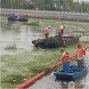 水面阻拦漂浮垃圾的塑料浮筒 水面拦污浮体