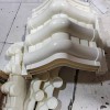 混凝土围墙压顶墙帽塑料模型 屋檐头仿古瓦模具