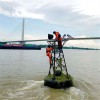 水面滚塑一体式警示浮标 长江河道拦船的浮体浮标